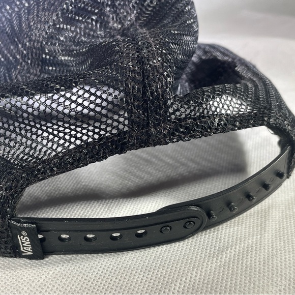 Vans “Off The Wall” Mens Snapback Hat Cap Flames Checkered Adj. Trucker Plus Bag - Picture 5 of 16